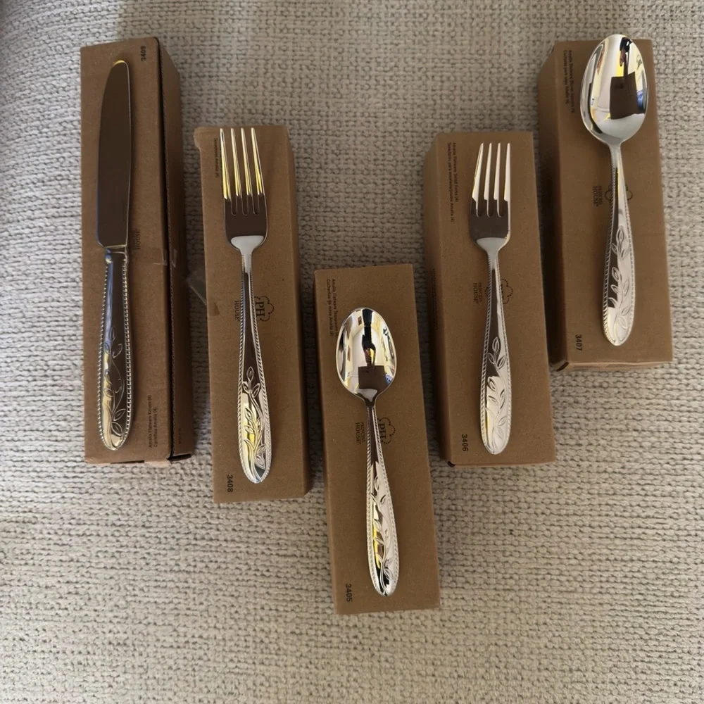 NIB Princess House Amalia 20-Piece Flatware Set - Service for 4